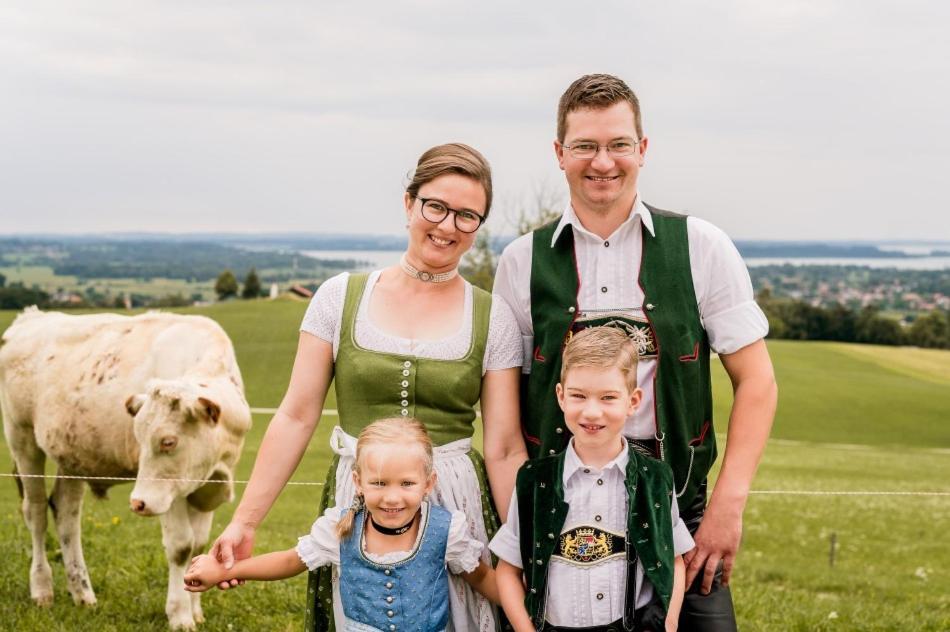 基姆湖畔贝尔瑙Schleipfnerhof Urlaub Auf Dem Bauernhof别墅 外观 照片
