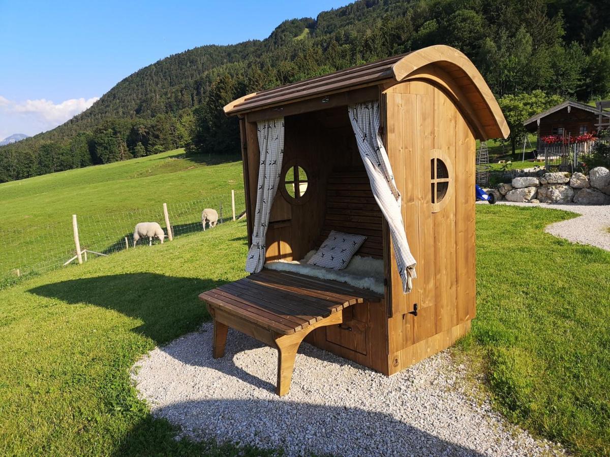 基姆湖畔贝尔瑙Schleipfnerhof Urlaub Auf Dem Bauernhof别墅 外观 照片